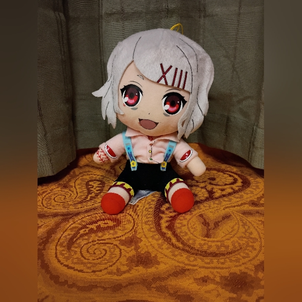 NWOT 2024 Tokyo Ghoul Investigator Juuzou Suzuya Run 1 Collectible Plush 7"